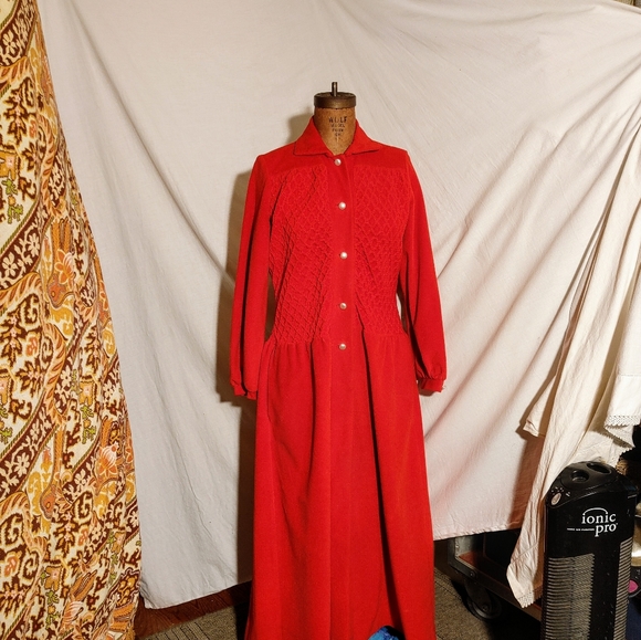 Vintage Old Lady type robe - Picture 9 of 12